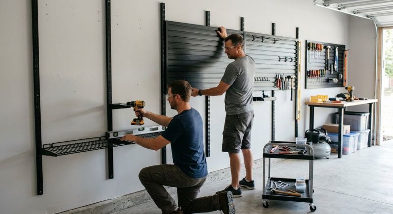 Garage Tool Rack Installation in Silver Spring, MD